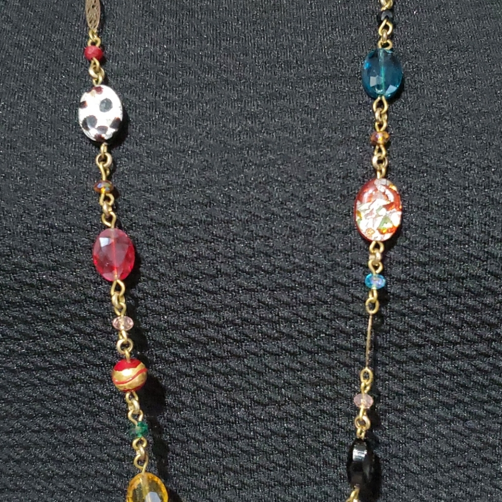 Premier Designs Multi Colored Beads Necklace - image 7